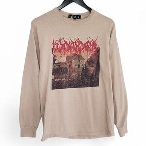 Atlier Wonder Gothic Shirt Women's Long Sleeve Goth Punk Retro Scene XS